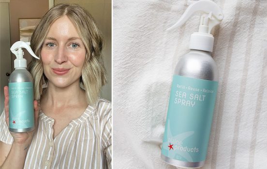 Review: Plaine Products Sea Salt Hair Spray (Low Tox, Natural, Refillable)
